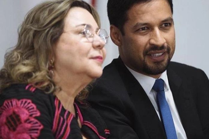 Tereza Nelma e Rodrigo Cunha