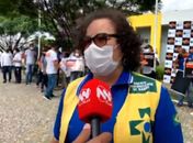 Agentes de saúde de Arapiraca fazem mobilização reivindicando piso salarial nacional para categoria