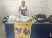 Aliciane da Silva Barroso foi presa neste domingo (22)