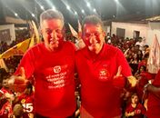 Prefeito Neno Freitas realiza grande comício em Branquinha