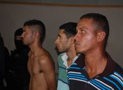 Suspeitos foram apresentados durante coletiva