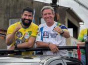 Cabo Bebeto e Fábio Costa participam de grande mobilização da direita em União dos Palmares