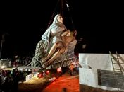 Festa da Padroeira: Fiéis de Anadia recebem monumento de Nossa Senhora da Piedade