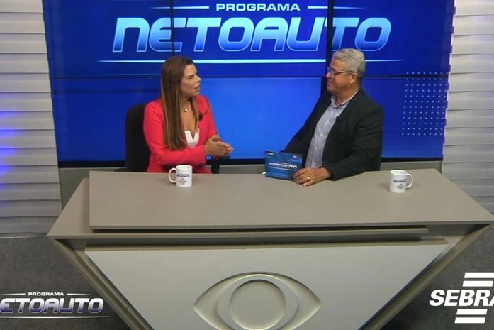 Programa Neto Auto entrevista
a cirurgiã dentista Thaisa Leite