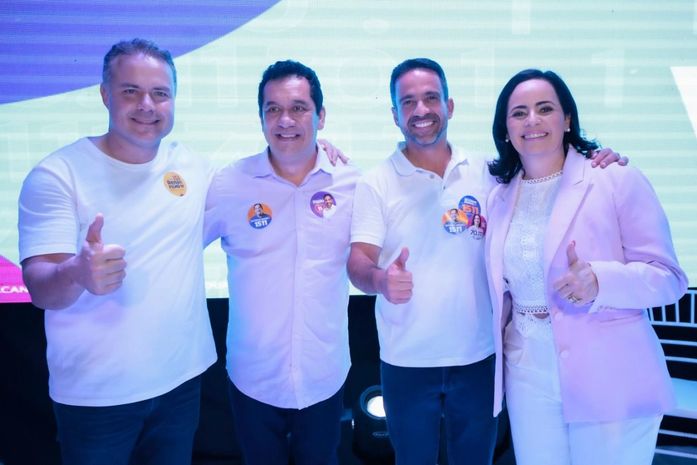Com Paulo Dantas, Severino e Fabiana Pessoa lançam campanha em Arapiraca