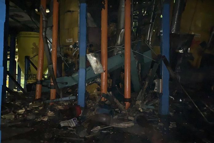 Usina nega explosão