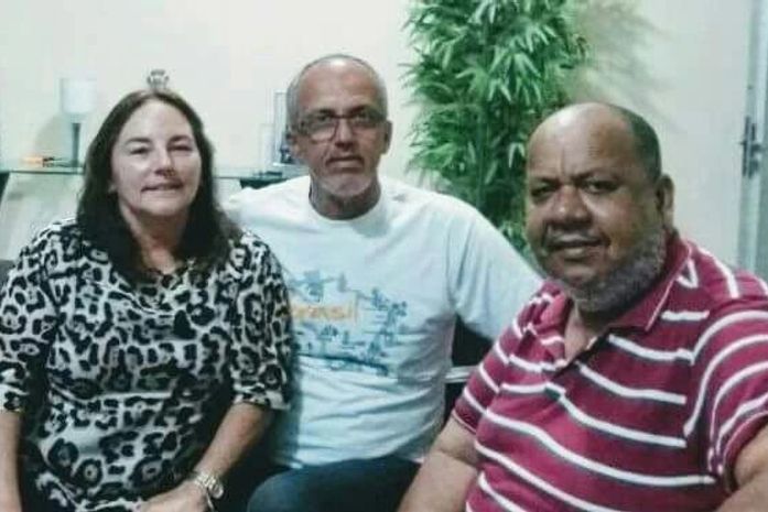 Dona Gisela, Jamerson e Pedão num encontro em Santa Luzia do Norte