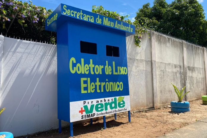 Piranhas é pioneira na destinação correta do lixo eletrônico no Alto Sertão de Alagoas⠀