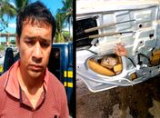 Sandro foi preso com drogas em veículo