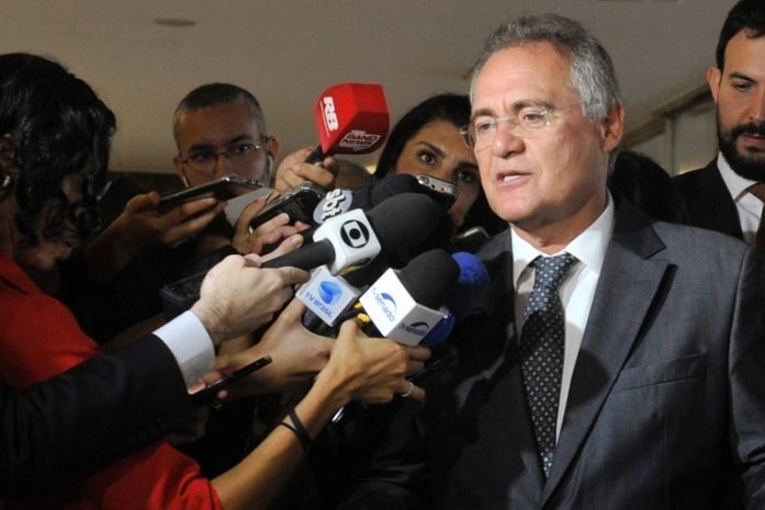 Senador Renan Calheiros, líder do PMDB