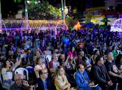 Louva Palmeira reúne centenas de evangélicos na Praça da Independência para adorar a Deus