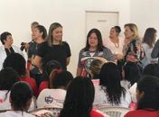 Deputada Fátima Canuto e bancada feminina da ALE visitam Presídio Santa Luzia