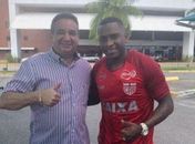 Presidente Marcos Barbosa e o volante Willians