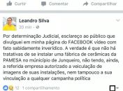 Candidato é obrigado a desmentir proposta anunciada no Facebook