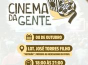 “Cinema da Gente” chega ao "Mutirão", pela primeira vez na parte baixa, nesta sexta, 08