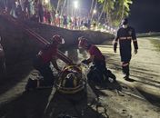 Mulher fica ferida após cair de 2,5 metros de altura na orla de Ponta Verde, em Maceió