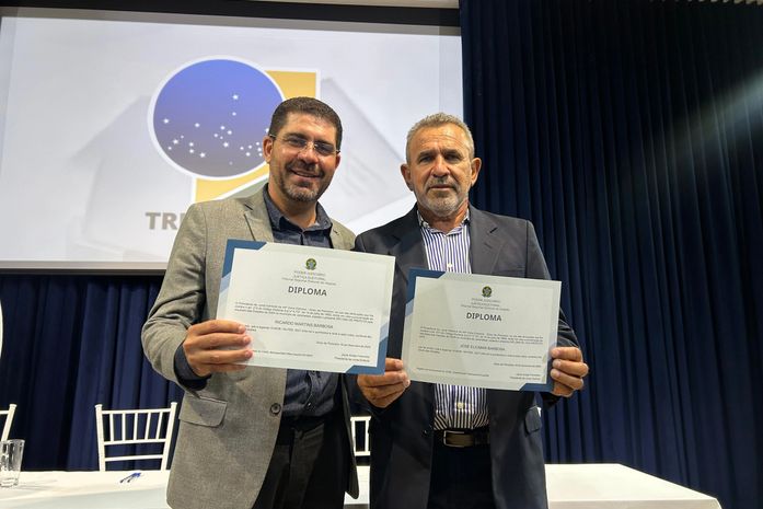 Jaramataia: Ricardo Paranhos, o vice Zé Eliomar e vereadores eleitos são diplomados pela Justiça Eleitoral
