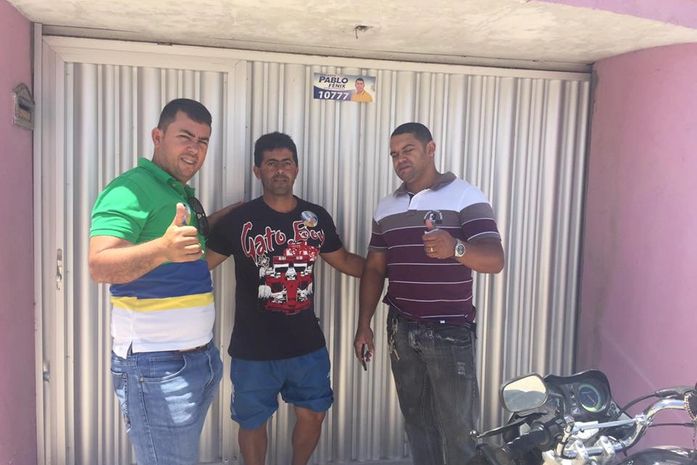 Pablo Fênix durante campanha