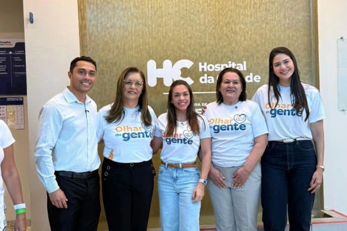 Vereador David do Emprego acompanha solenidade do Programa Olhar da Gente