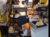 Autoescola é alvo de roubo; celulares e televisão são levados