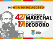 Prefeitura de Marechal Deodoro comemora 427 anos de fundação do município