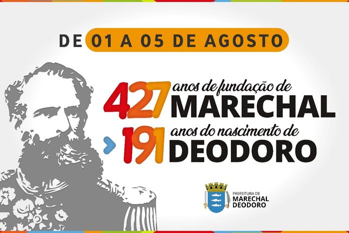 Prefeitura de Marechal Deodoro comemora 427 anos de fundação do município
