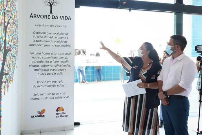 Paulo Dantas visita Hospital da Mulher e assume compromisso com profissionais de saúde