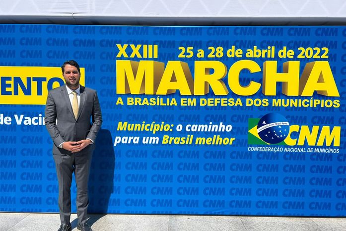 Prefeito de Santana do Mundaú participa da XXIII Marcha a Brasília em defesa dos municípios