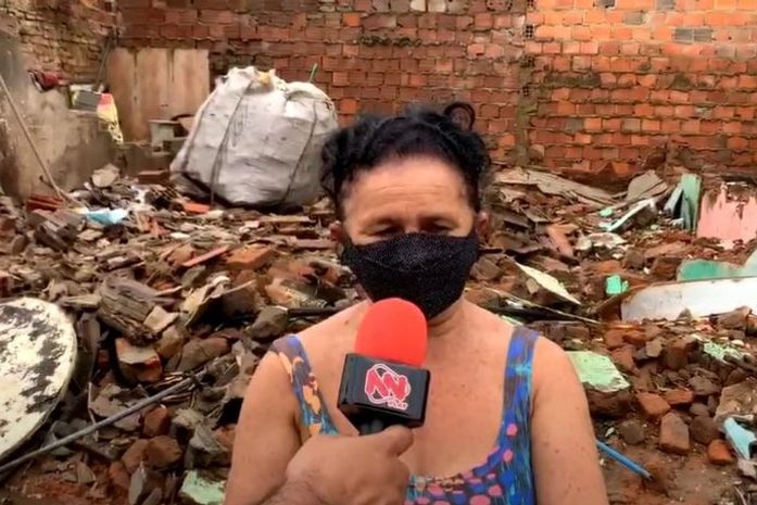 Residências desabam e moradoras ficam desabrigadas em Arapiraca