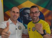 Nos EUA, Leonardo Dias se consolida como candidato da família Bolsonaro em AL