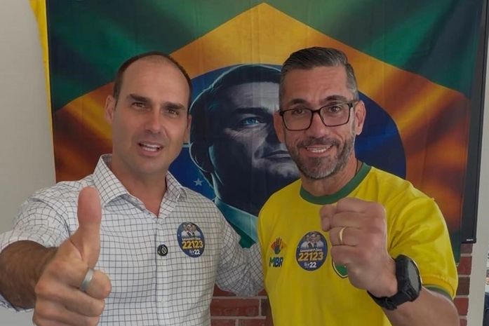 Nos EUA, Leonardo Dias se consolida como candidato da família Bolsonaro em AL