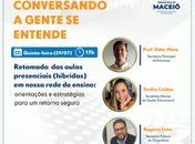 Live no YouTube vai discutir medidas para a volta às aulas