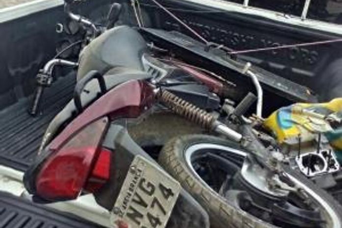 Motocicleta recuperada