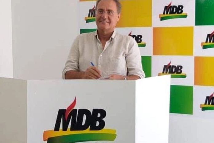 MDB realiza convenção em Alagoas e mantém Renan Calheiros na presidência