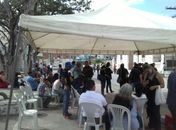 População protesta no TJ e pede saída do prefeito da Barra de Santo Antônio
