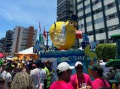 Pinto da Madrugada arrasta mais de 400 mil foliões, na orla de Maceió; veja fotos 
