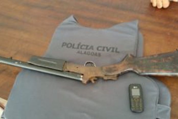 Espingarda apreendida