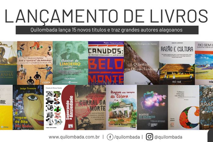 Quilombada lança novos livros alagoanos