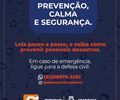 Defesa Civil de Arapiraca dá dicas para prevenção durante as chuvas