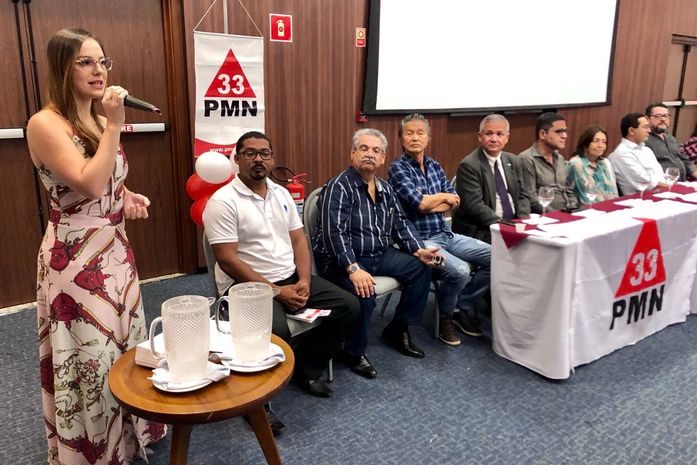 Pré candidata, Olívia Tenório, do PMN