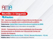 AMA realiza reunião com gestores e técnicos municipais sobre emendas, transparência e gestão pública
