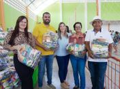 No Pacto contra a Fome, Piranhas entrega mil cestas básicas para famílias carentes⠀