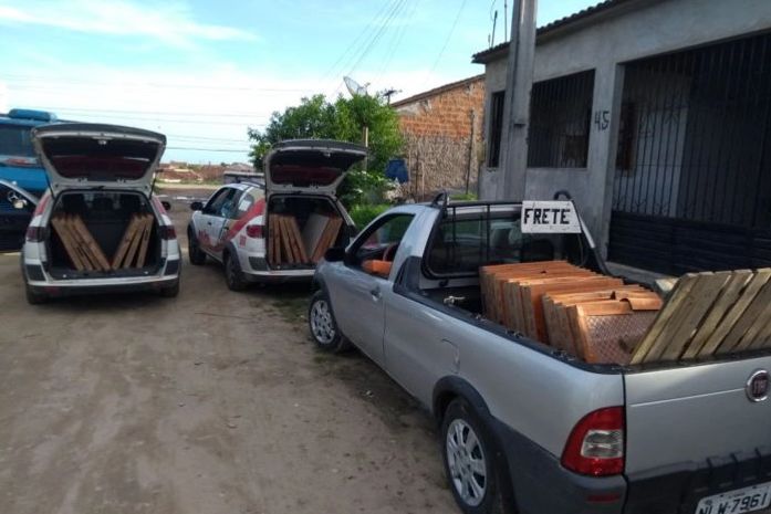 Material apreendido, comprado com o cartão de crédito
