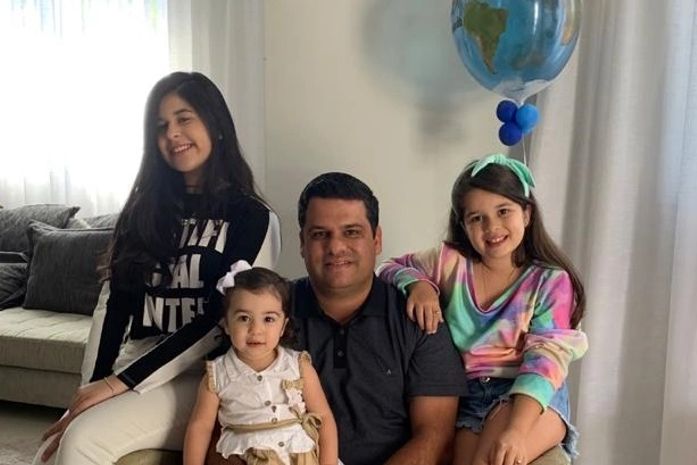 Presidente da Câmara Municipal e filhas