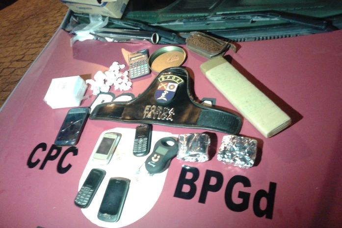 Material apreendido durante ação em Maceió