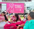 Com caminhão Amigo do Peito e diversas ações, Saúde de Branquinha inicia Outubro Rosa