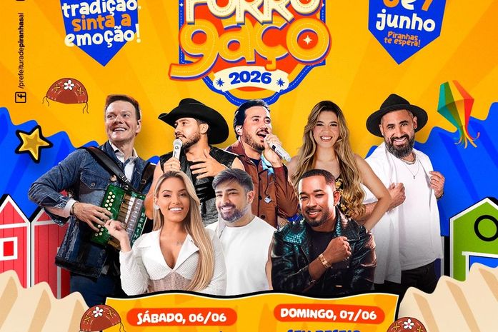 Forrogaço 2026 promete agitar Piranhas com grandes atrações e celebrar a força da cultura nordestina