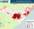 Agreste concentra 64% da expansão de áreas urbanizadas em AL entre 2019 e 2022, aponta IBGE