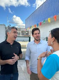 Rafael Brito conhece programa de prevenção a violência do Recife com quase 10 anos de serviços prestados