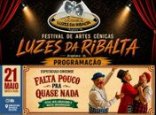 Com programação gratuita, Festival Luzes da Ribalta reúne teatro, dança e circo em Arapiraca

